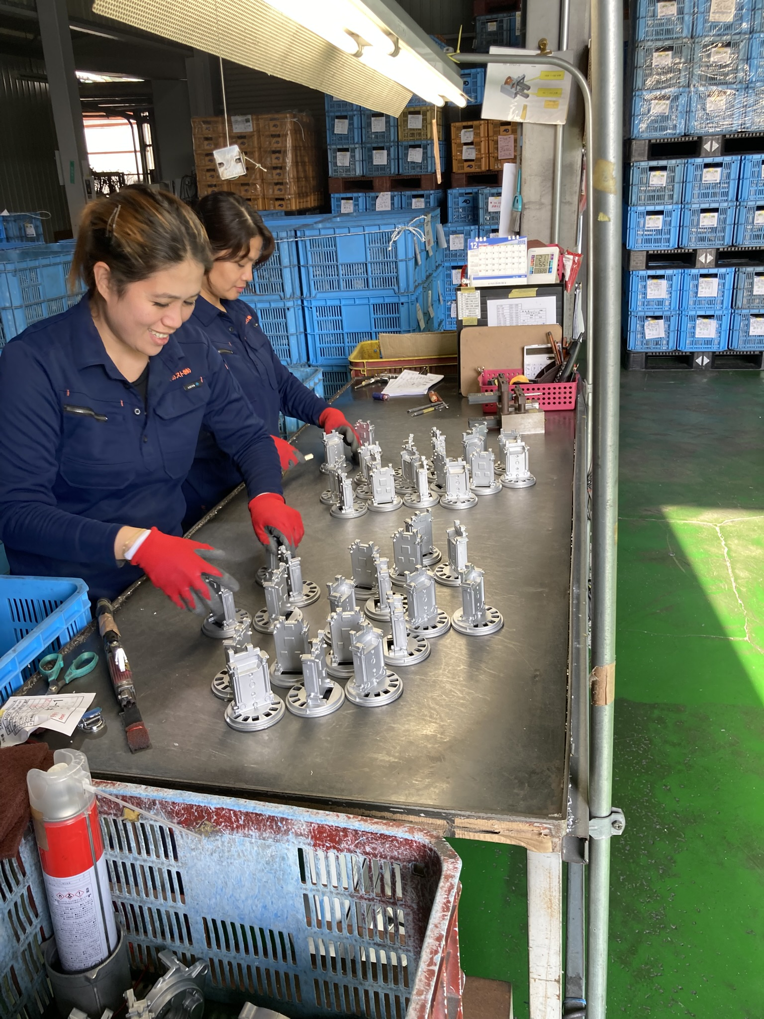 快適で安全な労働環境により高精度な作業を維持